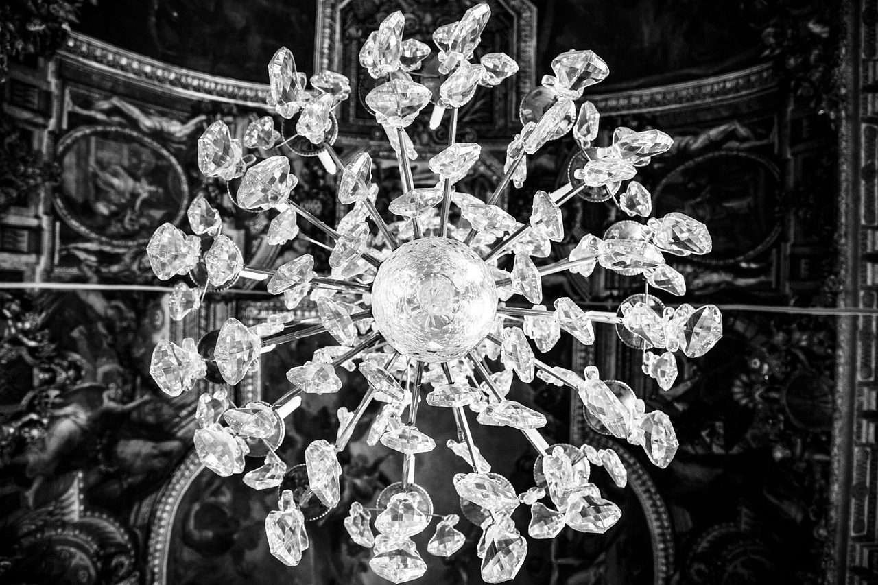crystal chandelier interior decor